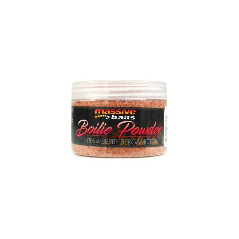 Dodatek Massive Baits Boilie Powder 150g - Strawberry Bergamotta Dodatek Massive Baits Boilie Powder 150g - Strawberry Bergamotta