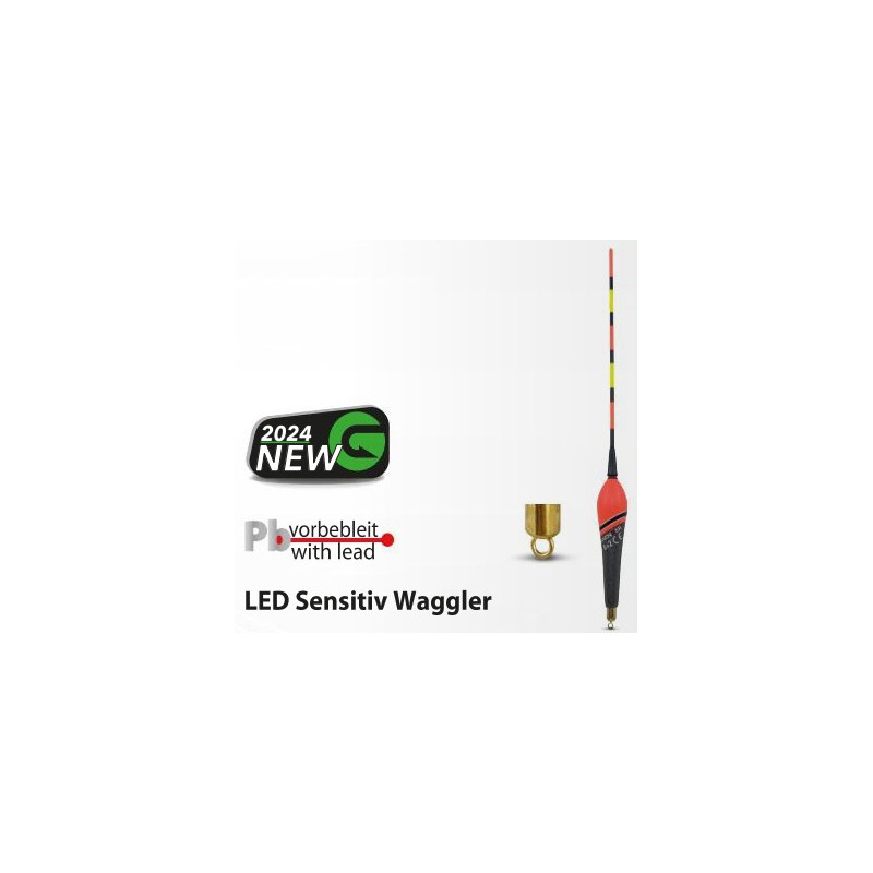 Spławik Saenger z dociążeniem LED Sensitiv Waggler 4+2g Spławik Saenger z dociążeniem LED Sensitiv Waggler 4+2g