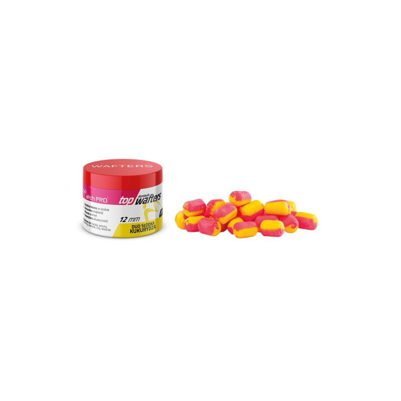Przynęta Match Pro Top Dumbells Wafters 12 mm 25g / Ananas Przynęta Match Pro Top Dumbells Wafters 12 mm 25g / Ananas