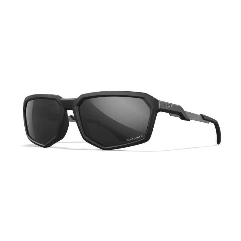Okulary Wiley X Recon Captivate Polarized Black Mirror Grey Matte Black Frame Okulary Wiley X Recon Captivate Polarized Black Mirror Grey Matte Black Frame
