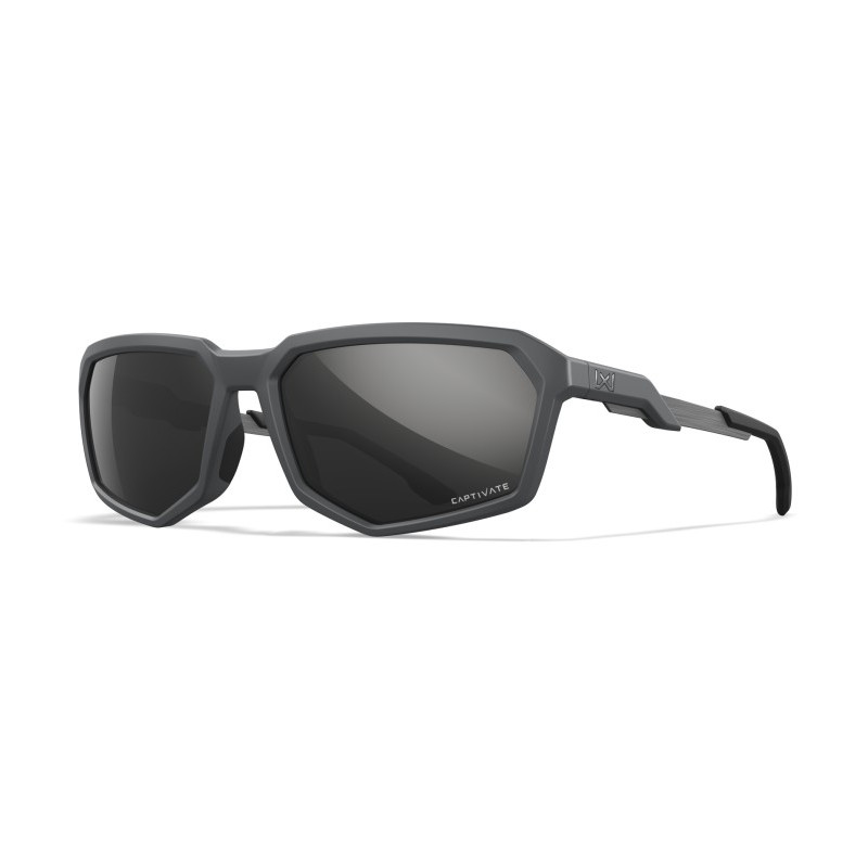Okulary Wiley X Recon Captivate Polarized Black Mirror Grey Matte Grey Frame Okulary Wiley X Recon Captivate Polarized Black Mirror Grey Matte Grey Frame