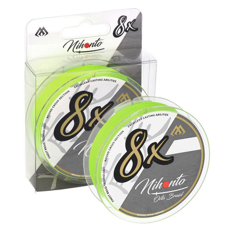 Plecionka Mikado Nihonto Octa Braid 150m - 0,20mm fluo Plecionka Mikado Nihonto Octa Braid 150m - 0,20mm fluo