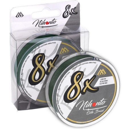 Plecionka Mikado Nihonto Octa Braid 150m - 0.16mm zielony Plecionka Mikado Nihonto Octa Braid 150m - 0.16mm zielony