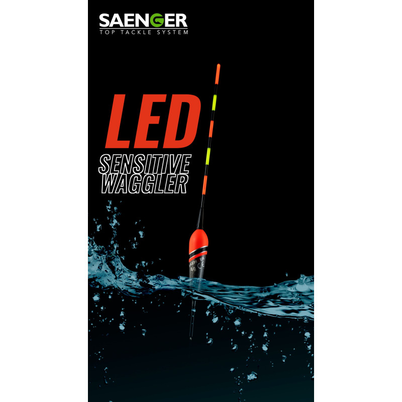 Spławik Saenger z dociążeniem LED Sensitiv Waggler 4+2g Spławik Saenger z dociążeniem LED Sensitiv Waggler 4+2g