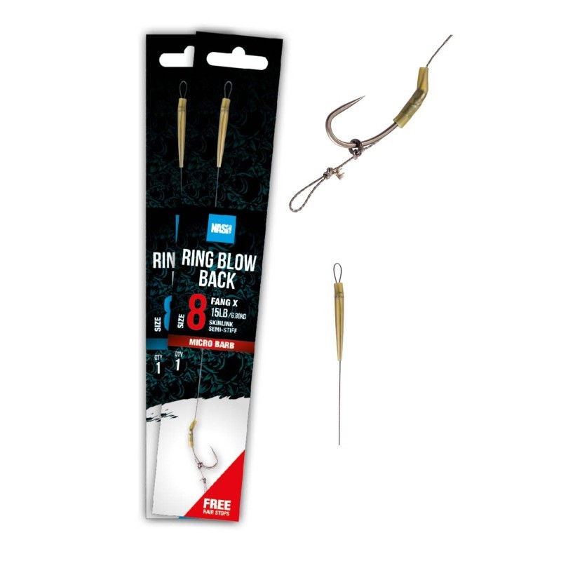 Przypon Karpiowy Tube Blow Back Rig Barbed roz. 4 NASH Przypon Karpiowy Tube Blow Back Rig Barbed roz. 4 NASH