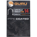 Haczyki Guru Super Super Pellet Waggler Barbless/Eyed roz. 14 Haczyki Guru Super Super Pellet Waggler Barbless/Eyed roz. 14