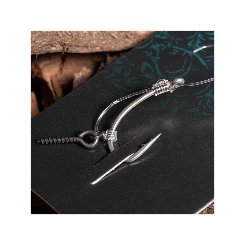 Przypon Fluorocarbon D-Rig Barbed roz. 6 NASH Przypon Fluorocarbon D-Rig Barbed roz. 6 NASH