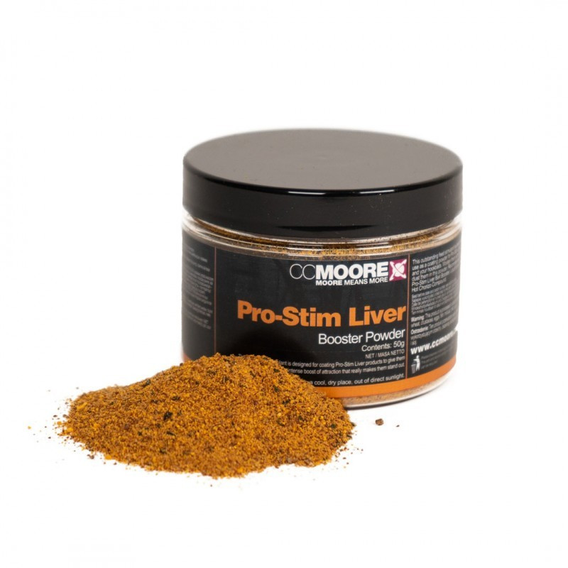 Puder CC Moore Bait Booster Powder 50g - Pro-Stim Liver Puder CC Moore Bait Booster Powder 50g - Pro-Stim Liver