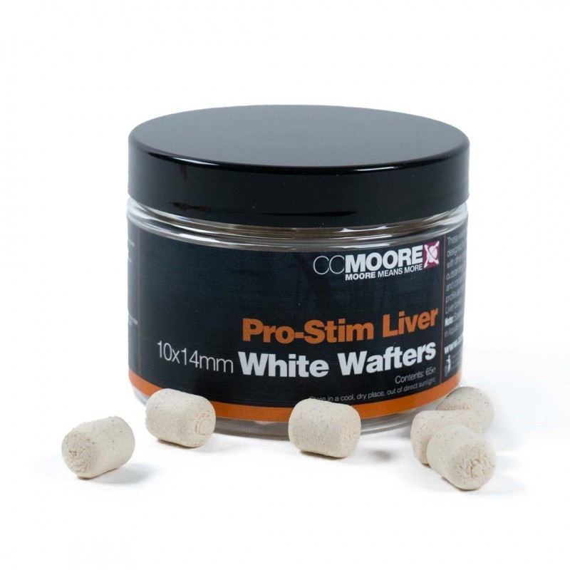 Kulki CC Moore Dumbell Wafters 10x14mm - Pro-Stim Liver White Kulki CC Moore Dumbell Wafters 10x14mm - Pro-Stim Liver White