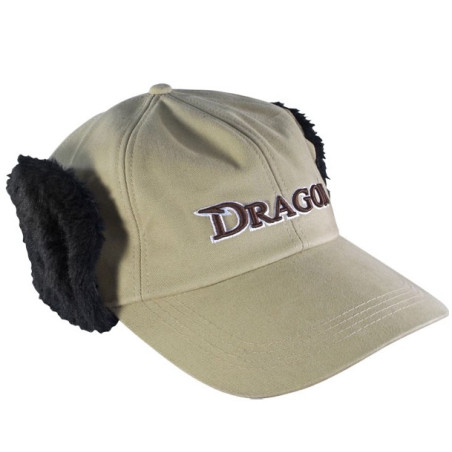 Czapka Dragon zimowa Baseball z nausznikami - khaki Czapka Dragon zimowa Baseball z nausznikami - khaki