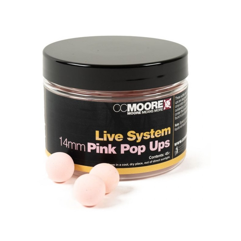 Kulki CC Moore Pop Ups 14mm - Live System Pink Kulki CC Moore Pop Ups 14mm - Live System Pink