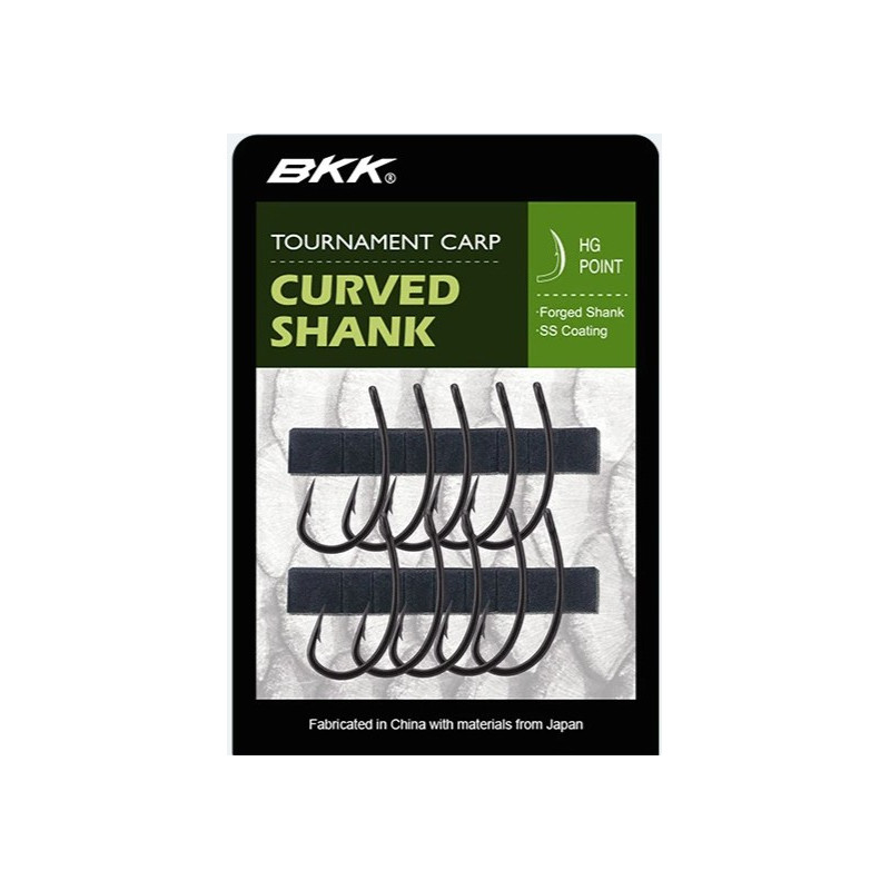 Haczyki karpiowe BKK Curved Shank hak 6 Haczyki karpiowe BKK Curved Shank hak 6