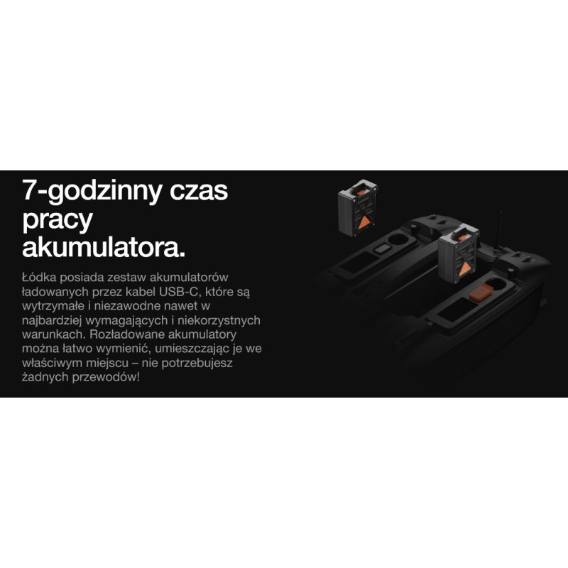 Łódka zanętowa Deeper Quest Baitboat Deeper Łódka zanętowa Deeper Quest Baitboat Deeper
