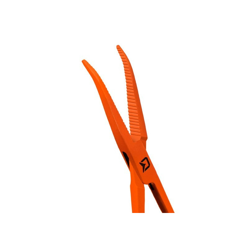 Szczypce zakrzywione Delphin ATAK! REFLEX 13cm
