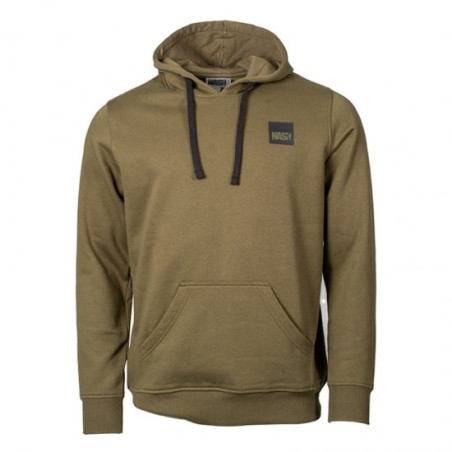 Bluza z kapturem NASH Make It Happen Hoody Box Logo Green roz. M