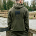 Bluza z kapturem NASH Make It Happen Hoody Fish Logo Green roz. L