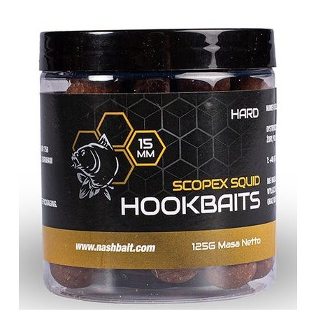 Kulki Nash Scopex Squid Hookbaits 15mm - hard Kulki Nash Scopex Squid Hookbaits 15mm - hard