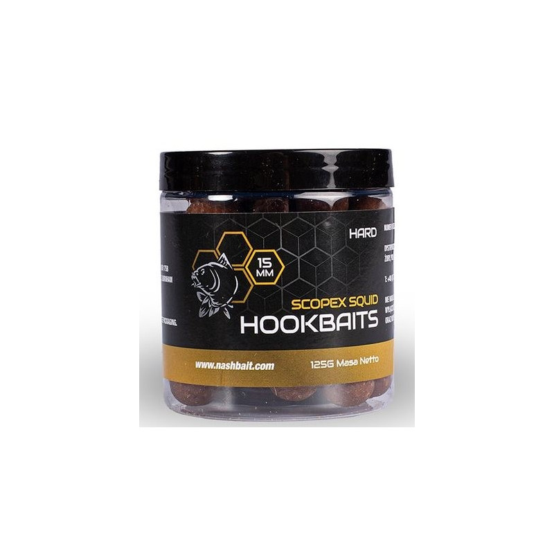 Kulki NASH Scopex Squid Hard Hookbaits 125g / 24
