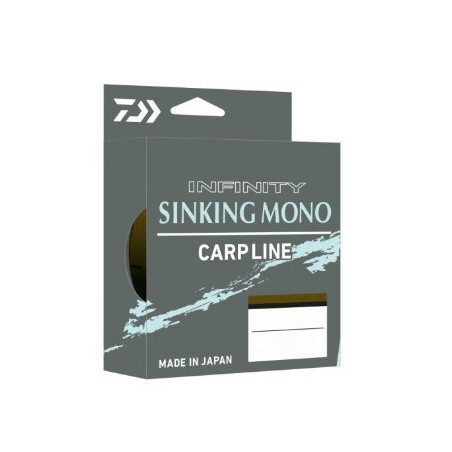 Żyłka Daiwa Infinity Sinking Mono 500m - 0,37mm ciemna oliwka Żyłka Daiwa Infinity Sinking Mono 500m - 0,37mm ciemna oliwka