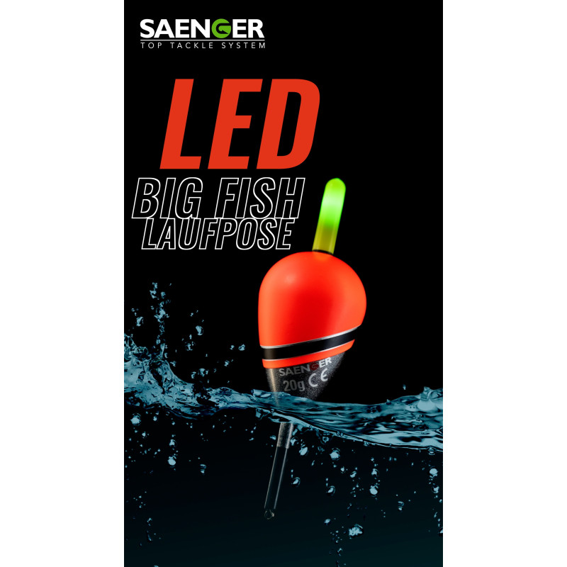 Spławik Saenger IQ LED Control Big Fish Laufpose 20g Spławik Saenger IQ LED Control Big Fish Laufpose 20g