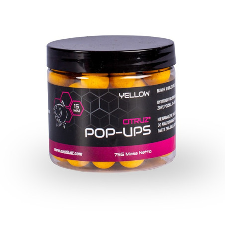 Kulki Nash Citruz Pop Ups 75g - 20mm Yellow