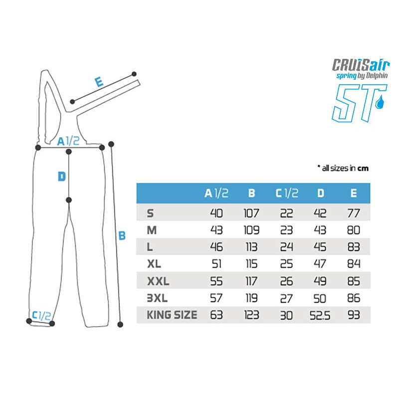Spodnie Delphin CruisAir 5T roz. XL Spodnie Delphin CruisAir 5T roz. XL