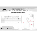 Rękawiczki Mikado letnie z filtrem UV UPF50+ roz. XL