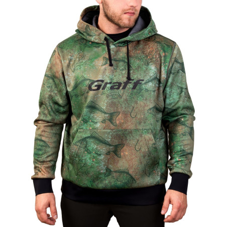 Wodoodporna bluza motyw karp 231-BL-7 roz. M Graff