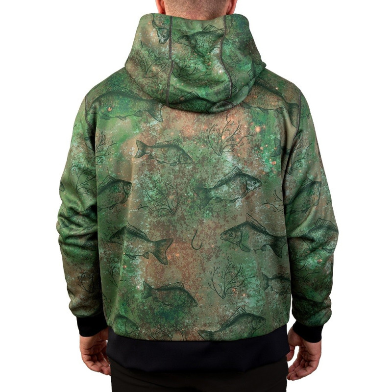 Wodoodporna bluza motyw karp 231-BL-7 roz. M Graff Wodoodporna bluza motyw karp 231-BL-7 roz. M Graff