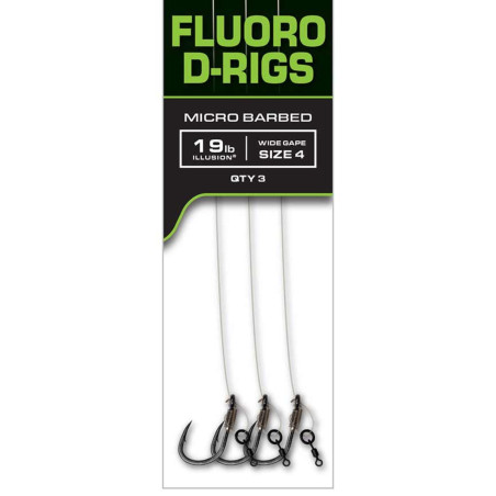 Przypony FOX karpiowe Carp Ready Rigs - Fluoro D-Rig roz. 6