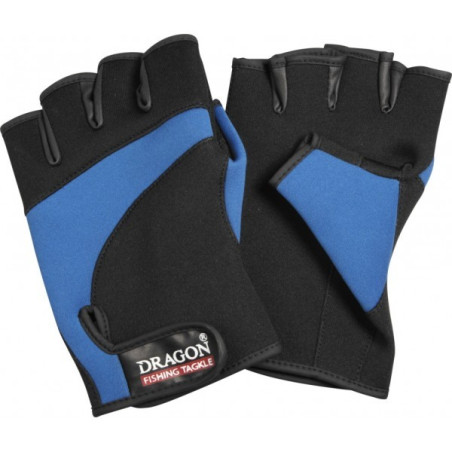 Rękawiczki neoprenowe DRAGON 5-finger cut - niebiesko-czarne