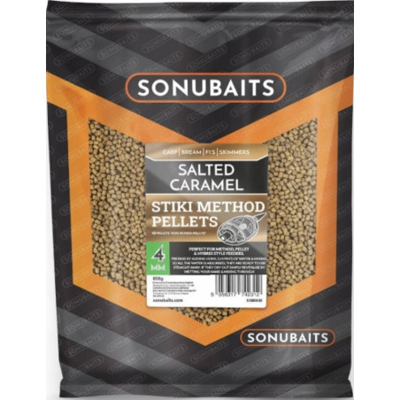 Pellet Zanętowy Sonubaits Stiki method Pellets 650g / 4mm / salted caramel Pellet Zanętowy Sonubaits Stiki method Pellets 650g / 4mm / salted caramel
