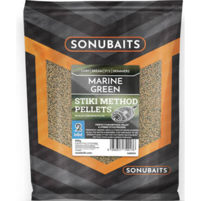Pellet Zanętowy Sonubaits Stiki method Pellets 650g / 2mm / marine green Pellet Zanętowy Sonubaits Stiki method Pellets 650g / 2mm / marine green