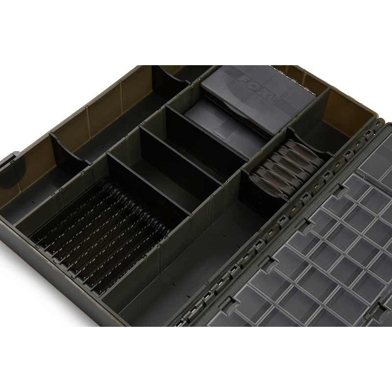 Pudełko FOX EDGES™ “Loaded” Large Tackle Box CBX096 / 35 x 25 x 7 cm Pudełko FOX EDGES™ “Loaded” Large Tackle Box CBX096 / 35 x 25 x 7 cm