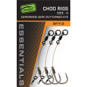 Przypony FOX karpiowe EDGES™ Super Wide Gape Chod Rigs hak 4 Przypony FOX karpiowe EDGES™ Super Wide Gape Chod Rigs hak 4