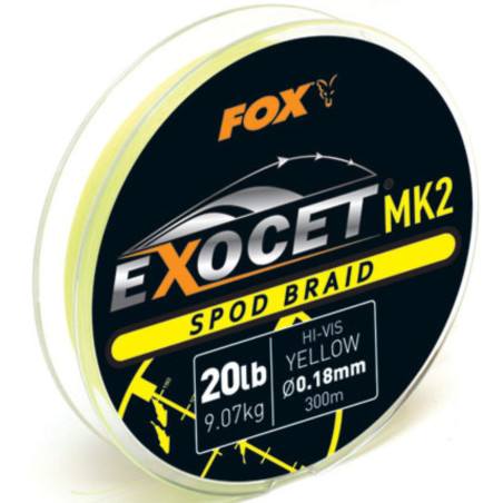Plecionka FOX Exocet® MK2 Spod & Marker Braid 300m Plecionka FOX Exocet® MK2 Spod & Marker Braid 300m