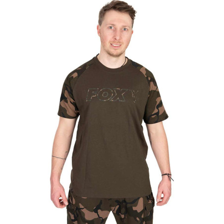 Koszulka FOX Khaki/Camo Outline T-Shirt roz. M Koszulka FOX Khaki/Camo Outline T-Shirt roz. M