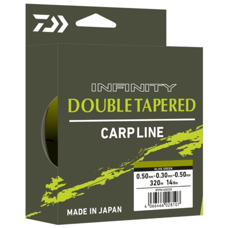 Przypon Daiwa strzałowy Infinity® Double Tapered Mono 320m / 0,30mm Przypon Daiwa strzałowy Infinity® Double Tapered Mono 320m / 0,30mm