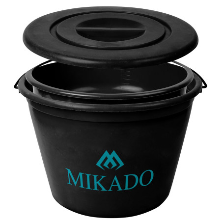 Komplet wiadro, miska i pokrywa 25 litrów UABW-25-SET Mikado
