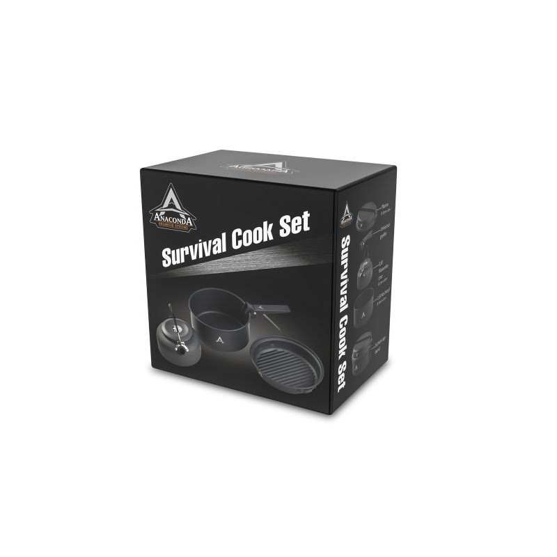Zestaw Survival Cook Set 1,8 / 0,8 L Anaconda