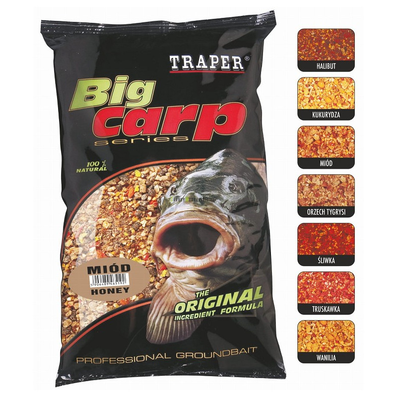 Zanęta Traper Big Carp Orzech tygrysi - 1kg Zanęta Traper Big Carp Orzech tygrysi - 1kg