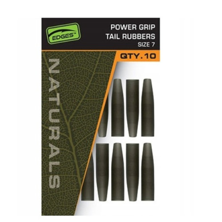 Zestaw EDGES™ Naturals Power Grip Tail Rubbers roz. 7 FOX Zestaw EDGES™ Naturals Power Grip Tail Rubbers roz. 7 FOX