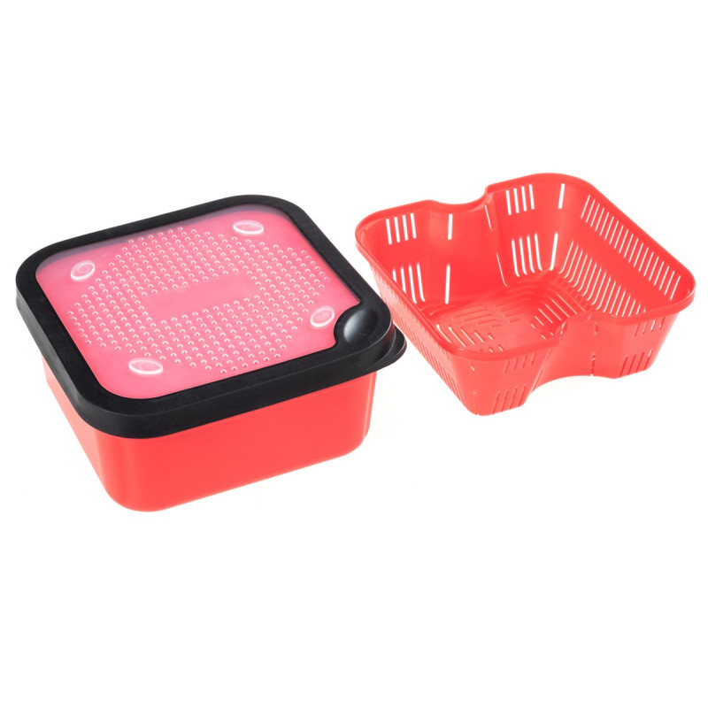 Pudełko Jaxon do pelletu z sitkiem 192B rh-192b / 16.5x16.5x8.5 cm