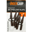 Mocny bezpieczny klips – brązowy Under carp