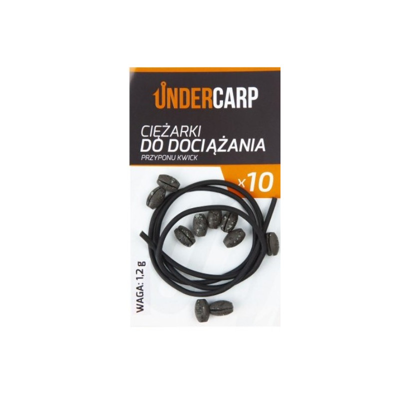 Ciężarki Under carp do dociążania przyponu Kwick 1,6g Ciężarki Under carp do dociążania przyponu Kwick 1,6g
