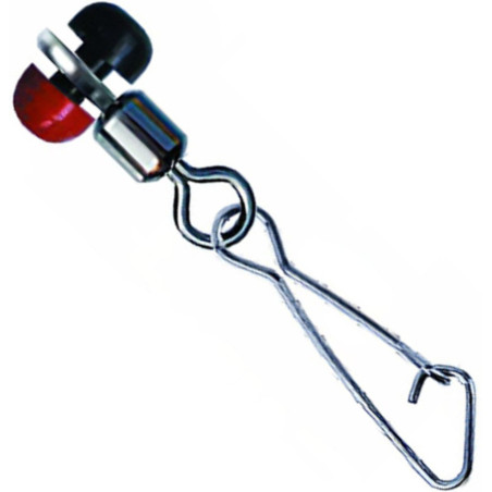 Krętlik z agrafką NYTRO + koralik Sliding Feeder Bead with Hooked Snap roz. S Krętlik z agrafką NYTRO + koralik Sliding Feeder Bead with Hooked Snap roz. S