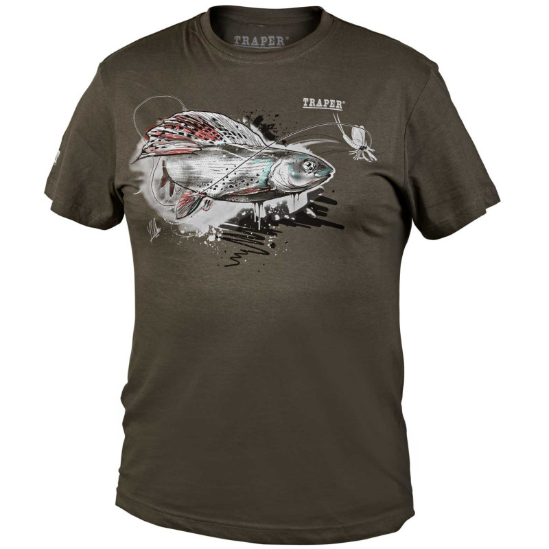 Koszulka Traper grayling dark khaki roz. XXL