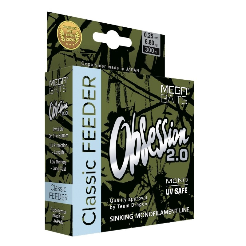 Obesssion 2.0 Classic FEEDER 150m / 0,25mm Mega Baits Obesssion 2.0 Classic FEEDER 150m / 0,25mm Mega Baits