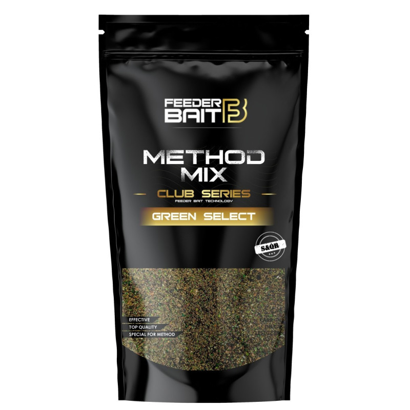 Zanęta Feeder Bait Club Series Method Mix 800g - Green Select Zanęta Feeder Bait Club Series Method Mix 800g - Green Select