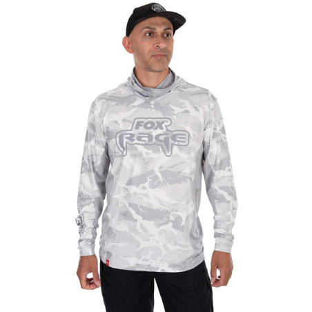 Koszulka FoxRage UV Hooded Light Camo Top roz. L